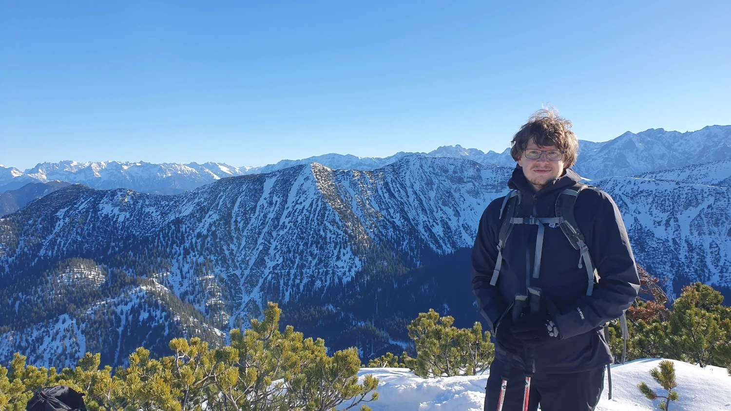 Daniel Wiegand in den Bergen